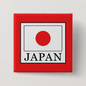 Japan Vierkante Button 5,1 Cm (Voorkant)