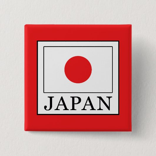 Japan Vierkante Button 5,1 Cm (Voorkant)