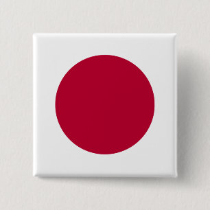 japan vierkante button 5,1 cm