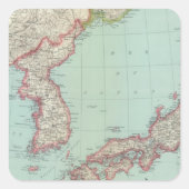Japan Vierkante Sticker (Voorkant)