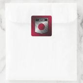  Japan Vierkante Sticker (Tas)