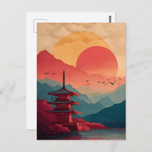 Japan vinatge briefkaart (Voorkant / Achterkant)