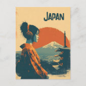 Japan vintage briefkaart (Voorkant)