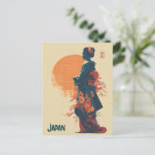 Japan vintage briefkaart (Staand voorkant)