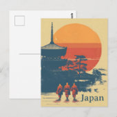 Japan vintage briefkaart (Voorkant / Achterkant)