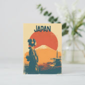 Japan vintage briefkaart (Staand voorkant)