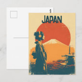 Japan vintage briefkaart (Voorkant / Achterkant)