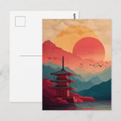Japan vintage briefkaart (Voorkant / Achterkant)