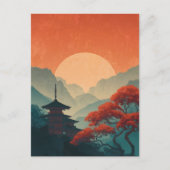 Japan vintage briefkaart (Voorkant)