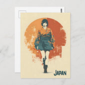 Japan vintage briefkaart (Voorkant / Achterkant)