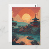 Japan vintage briefkaart (Voorkant / Achterkant)