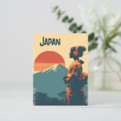 Japan vintage briefkaart (Staand voorkant)