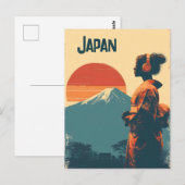 Japan vintage briefkaart (Voorkant / Achterkant)