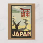 JAPAN vintage-reis Briefkaart (Voorkant)