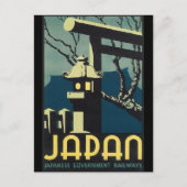 JAPAN vintage-reis Briefkaart (Voorkant)