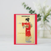 JAPAN vintage-reis Briefkaart (Staand voorkant)