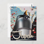 JAPAN vintage-reis Briefkaart (Voorkant / Achterkant)