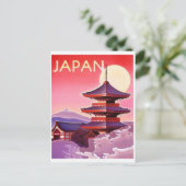 JAPAN vintage-reis Briefkaart (Staand voorkant)