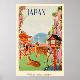 Japan Vintage Reisposter - IngelijstOngeïnlijst Poster