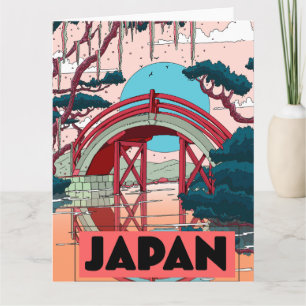 Japan vintage reisposter kaart