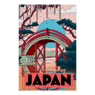 Japan Vintage reisposter Perfect Poster