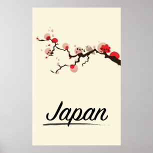 Japan vintage reisposter. poster