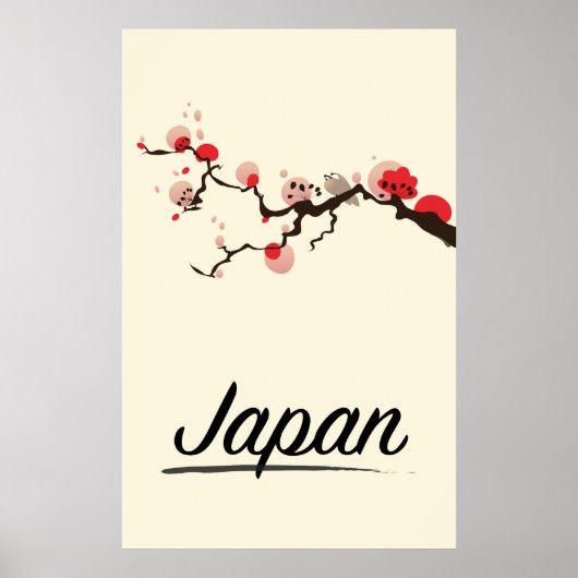 Japan vintage reisposter. poster (Voorkant)