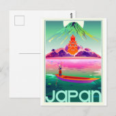 Japan, vintage reizen briefkaart (Voorkant / Achterkant)