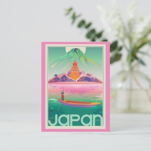 JAPAN Vintage Travel Briefkaart (Staand voorkant)