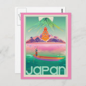 JAPAN Vintage Travel Briefkaart (Voorkant / Achterkant)
