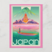 JAPAN Vintage Travel Briefkaart (Voorkant)