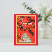 JAPAN Vintage Travel Briefkaart (Staand voorkant)
