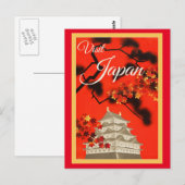 JAPAN Vintage Travel Briefkaart (Voorkant / Achterkant)