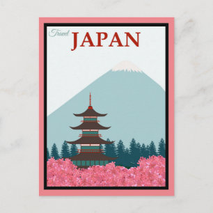 JAPAN Vintage Travel Briefkaart