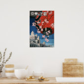 Japan Vintage Travel Poster (Keuken)