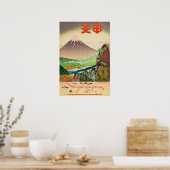 Japan Vintage Travel Poster (Keuken)