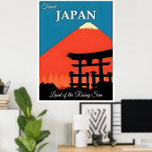 Japan Vintage Travel Poster (Thuiskantoor)