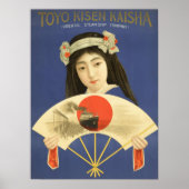 Japan Vintage Travel Poster (Voorkant)