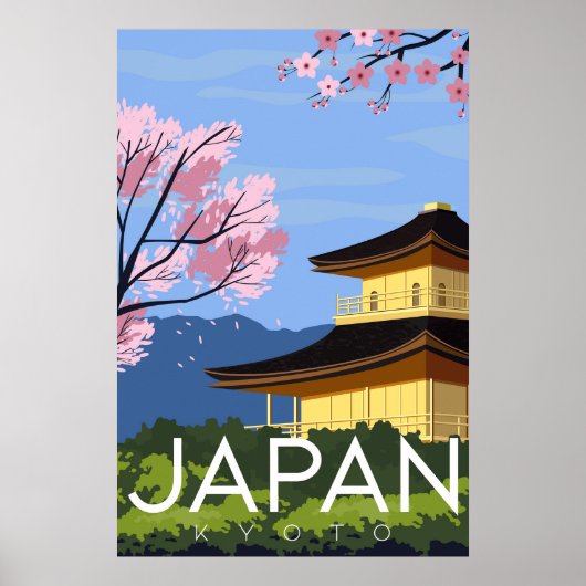 Japan Vintage Travel Poster (Voorkant)