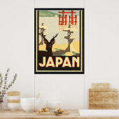 Japan Vintage Travel Poster (Keuken)