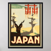 Japan Vintage Travel Poster (Voorkant)