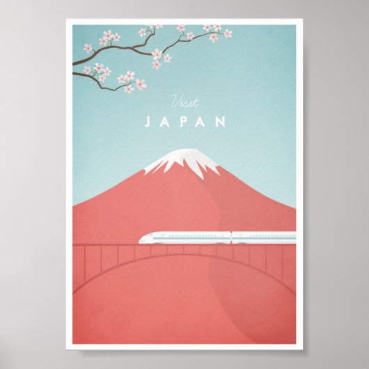 Japan Vintage Travel Poster (Voorkant)