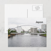 Japan Vintage Travel Tourism and Briefkaart (Voorkant / Achterkant)