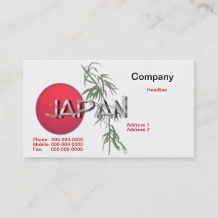 Japan Visitekaartje