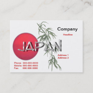 Japan Visitekaartje