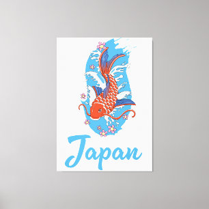 Japan Vist logo Canvas Afdruk
