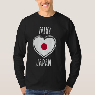 Japan Vlag Hart Miki City T-shirt