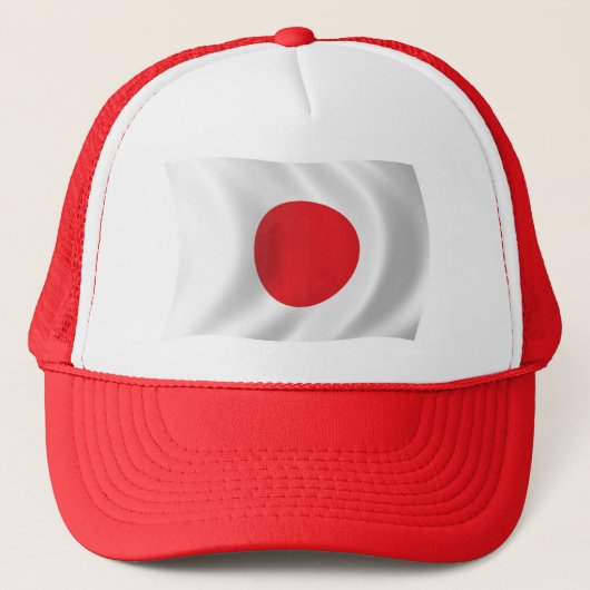 Japan Vlag Hoed Trucker Pet (Voorkant)