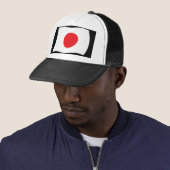 Japan Vlag Hoed Trucker Pet (In situ)