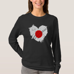 Japan Vlag Ik hou van Japan Het zit in mijn DNA vo T-shirt